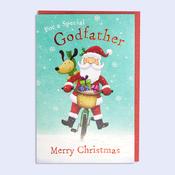 Christmas Card <br /> For a Special Godfather image