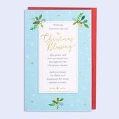Christmas Card <br /> A Christmas Blessing for Someone Special image