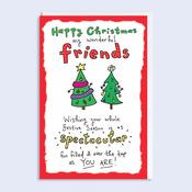 Higgledy Piggledy <br /> Christmas Card <br /> Wonderful friends image