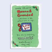 Higgledy Piggledy <br /> Christmas Card <br /> Nanna &amp;amp; Grandad image