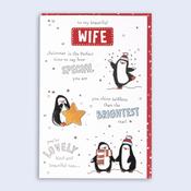Go with the Flow <br /> Christmas Card <br /> Wife image