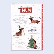 Go with the Flow <br /> Christmas Card <br /> Mum image