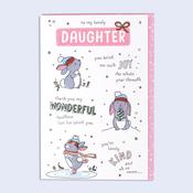 Go with the Flow <br /> Christmas Card <br /> Daughter image