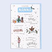 Go with the Flow <br /> Christmas Card <br /> Nanna image