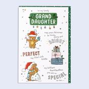 Go with the Flow <br /> Christmas Card <br /> Granddaughter image