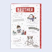 Go with the Flow <br /> Christmas Card <br /> Brother image