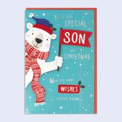 Christmas Card <br /> For a Very Special Son image