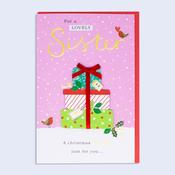 Christmas Card <br /> Lovely Sister image