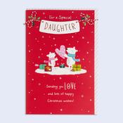 Christmas Card <br /> For a Special Daughter image