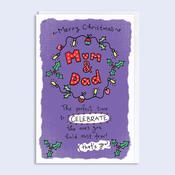 Higgledy Piggledy <br /> Christmas Card <br /> Mum &amp;amp; Dad image