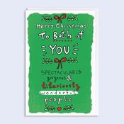 Higgledy Piggledy <br /> Christmas Card <br /> To both of you image