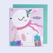 Cuties <br /> Christmas Card <br /> Sister image