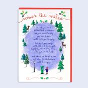 Across the Miles <br /> Christmas poem image