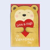 Valentines Day <br /> Love &amp;amp; Hugs Bear image
