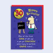 Just to Say <br />Birthday Badge Card <br />30 Today image