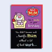 Just to Say <br />Birthday Card <br />No.1 Mum image