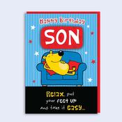 Just to Say <br />Birthday Card <br /> Son image