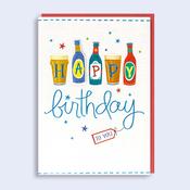 Just to Say  Birthday Card image