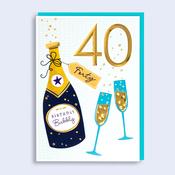 Just to Say  40th Birthday image