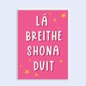 Just to Say <br /> Lá breithe shona duit image