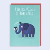 Just to Say  Birthday Elephant image