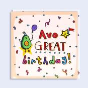 Topsy Turvy <br /> Avo great birthday! image