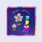 Luminous <br /> Neon Card <br /> Twit Twoo Twit Twoo! image