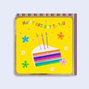 Luminous <br /> Neon Card <br /> Birthday Cake image