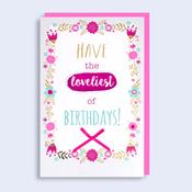 Little Thoughts <br /> Lovely Birthday image