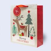 Large Christmas Bag <br />Christmas Reindeer image
