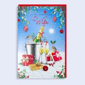 Christmas card  <br /> Gorgeous Wife image