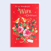 Christmas card  <br />Wife image