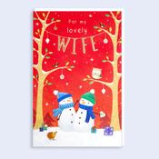 Christmas card  <br /> Wife image