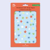 Premium Gift Wrap &amp;amp; 2 Tags <br />Stars image