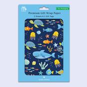 Premium Gift Wrap &amp;amp; 2 Tags <br /> Sea-Life image