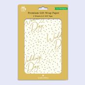 Premium Gift Wrap &amp;amp; 2 Tags <br /> Wedding Day image