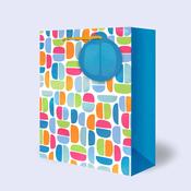 Medium Gift Bag <br /> Colourful shapes