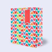Medium Gift Bag <br /> Red Triangles image
