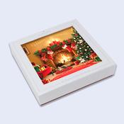 Make a Wish  12 Charity Christmas Cards  Cosy Christmas Living Room with Pets image