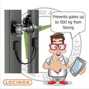 Locinox 220mm Stainless Steel Safety Cable