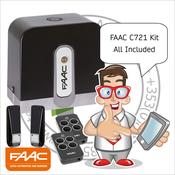 FAAC C720/C721 24V SLIDING GATE KIT