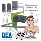 DEA LIVI 502/NET Articulated Arm Kit - Single Leaf Kit