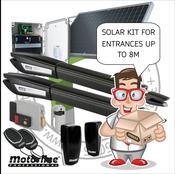 24V SOLAR MOTORLINE JAG DOUBLE LEAF GATE KIT - FOR ENTRANCES UP TO 8M (24FT)