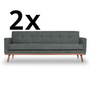 2 x 3 Seater Sofas image