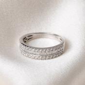 ADELE - 0.50ct | Natural Diamond Eternity Ring in 18ct White Gold image