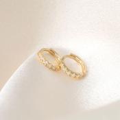 Adore Huggie Earrings - 7mm | 9ct Gold