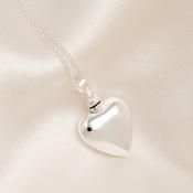Always With You Heart Cremation Necklace | Sterling Silver
