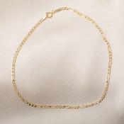 Anklet - Figaro | 9ct Gold