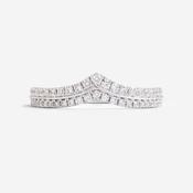 AZALEA | Natural Diamond Wedding Ring in 18ct White Gold