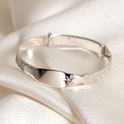 Baby Pink - Baby Bangle | Sterling Silver